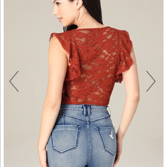 Bebe lace crop top - Picture 2 of 2